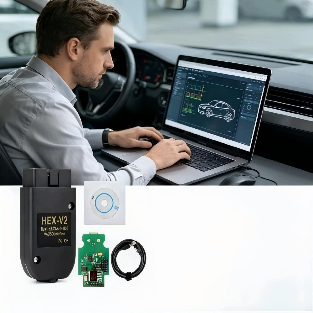 Vag-com VCDS OBD2 HEX-V2 Premium V25.3 Diagnostic Interface 2025 Polish