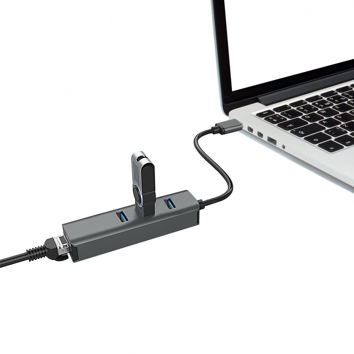 Vakoss USB 3.0 Hub with Ethernet TC-4502X Manufacturer Vakoss
