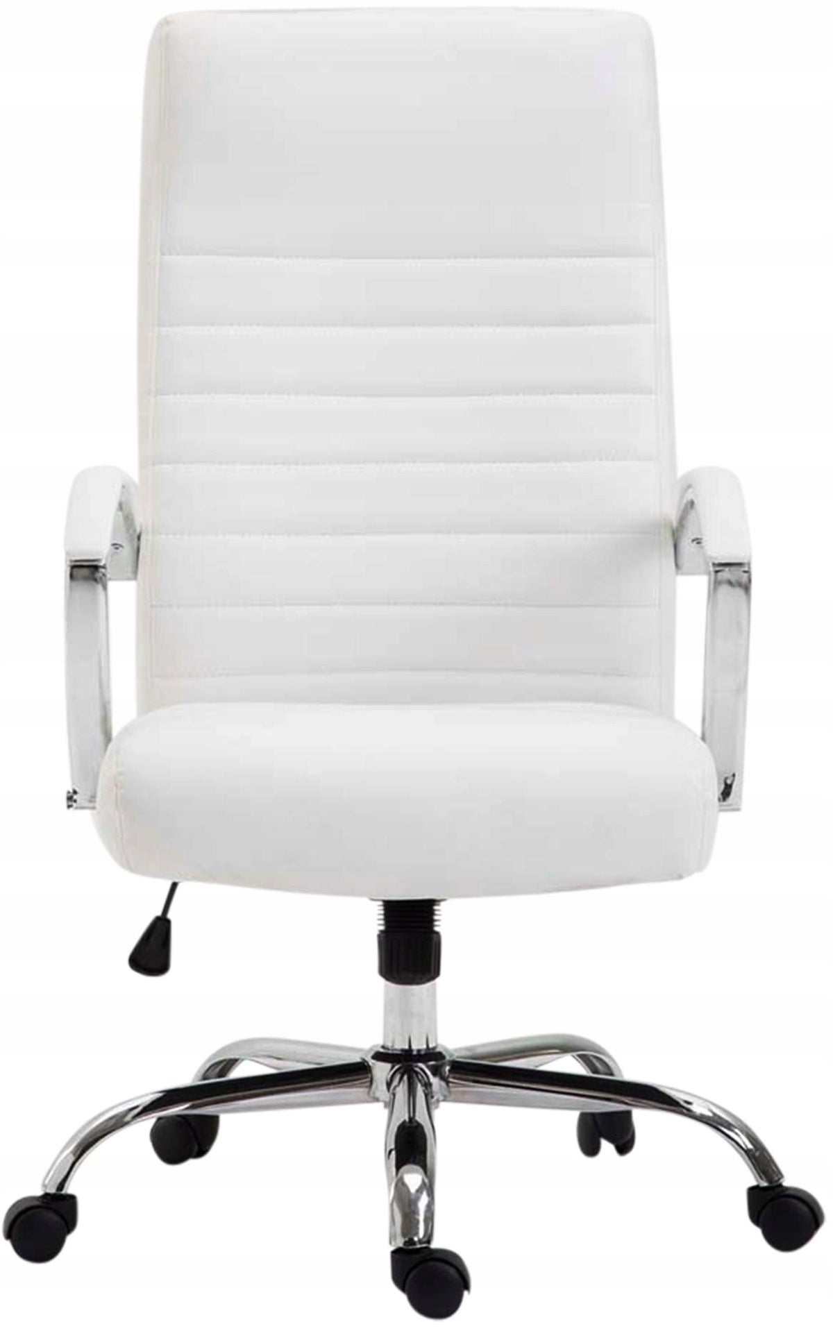 Valais Faux Leather Office Chair, White Packaging status original