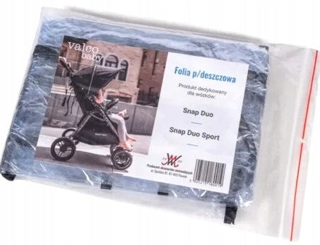 Valco Baby rain film for double stroller -- Snap Duo --