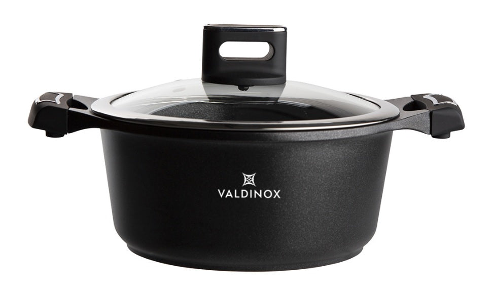 Valdinox puodas su dangčiu, 18 cm, 1.9L