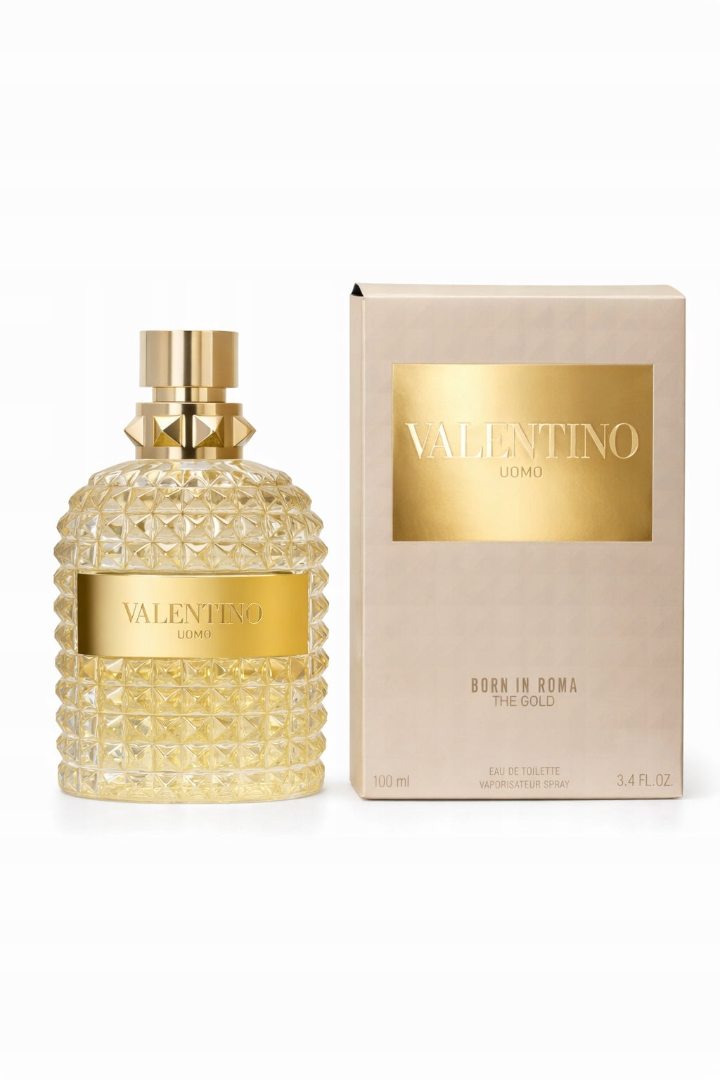 Valentino Uomo Born In Roma The Gold 100 ml EDT Eau De Toilette Men's
