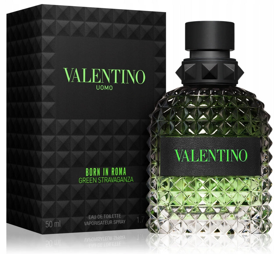 Valentino Uomo Born in Roma Green Stravaganza 50ml EDT Eau De Toilette Men's