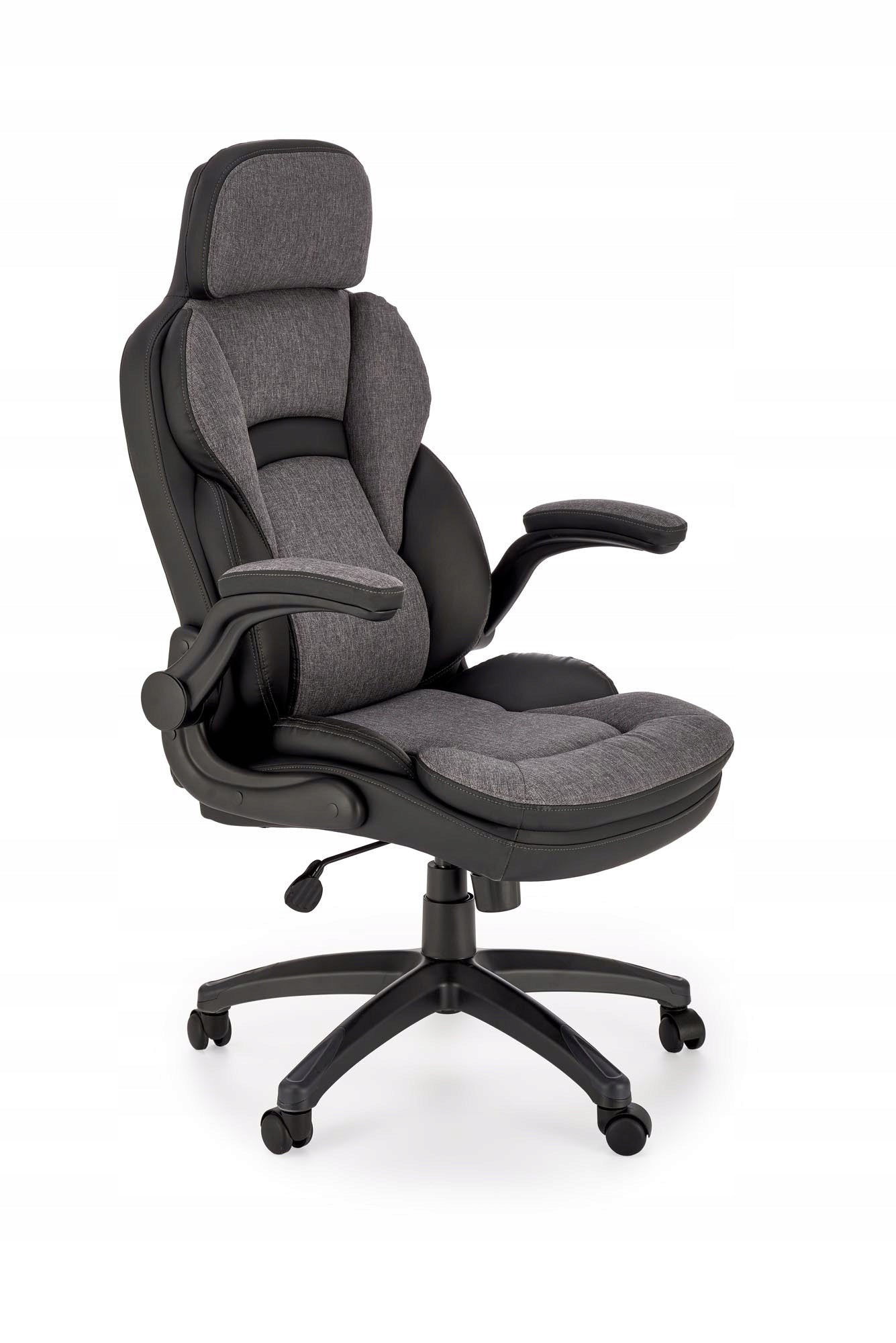 Valerio Office Chair Black Grey Tilt Halmar Furniture depth 69 cm