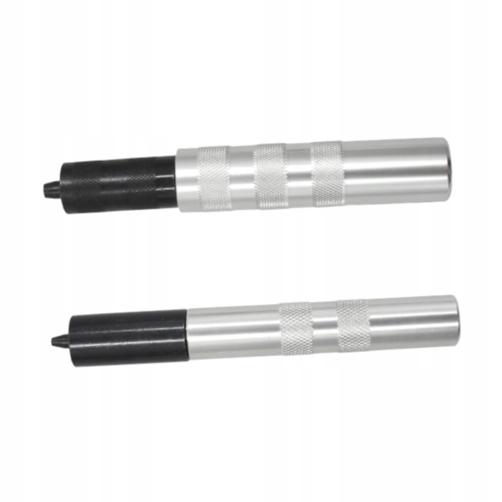 Valve Core Remover Professional 4.5 to 7mm 2 Size Aluminum Alloy Silver Brand no brand