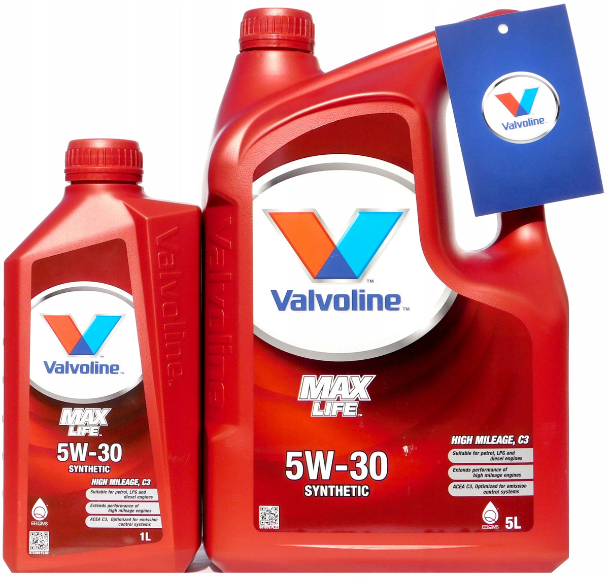Valvoline Maxlife C3 5W30 4L+1L engine oil Manufacturer code 881676