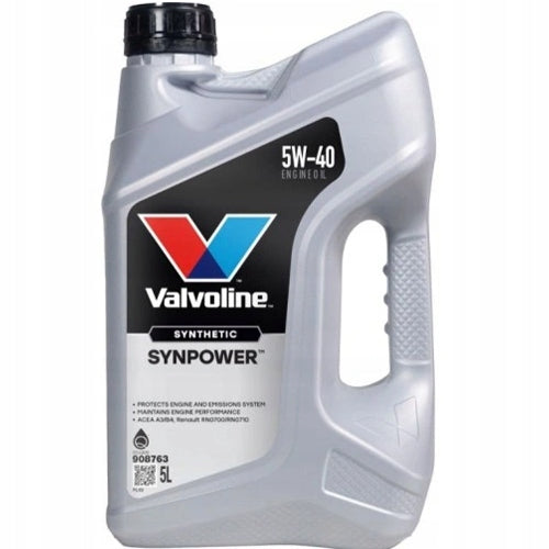 Valvoline Synpower 5W40 engine oil 5L