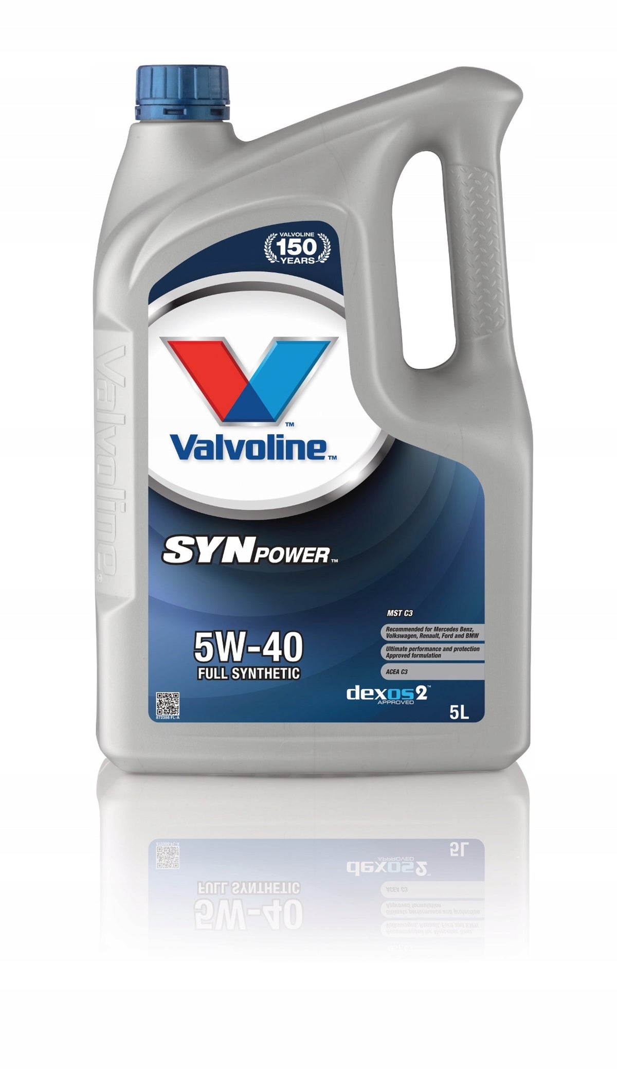 Valvoline Synpower MST C3 5W40 5L - 908764 Packaging status original