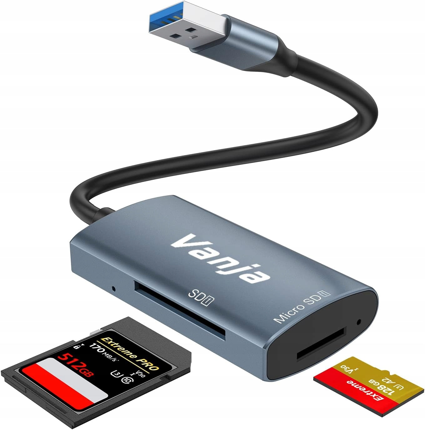 Vanja 2in1 USB-SD microSD CARD READER