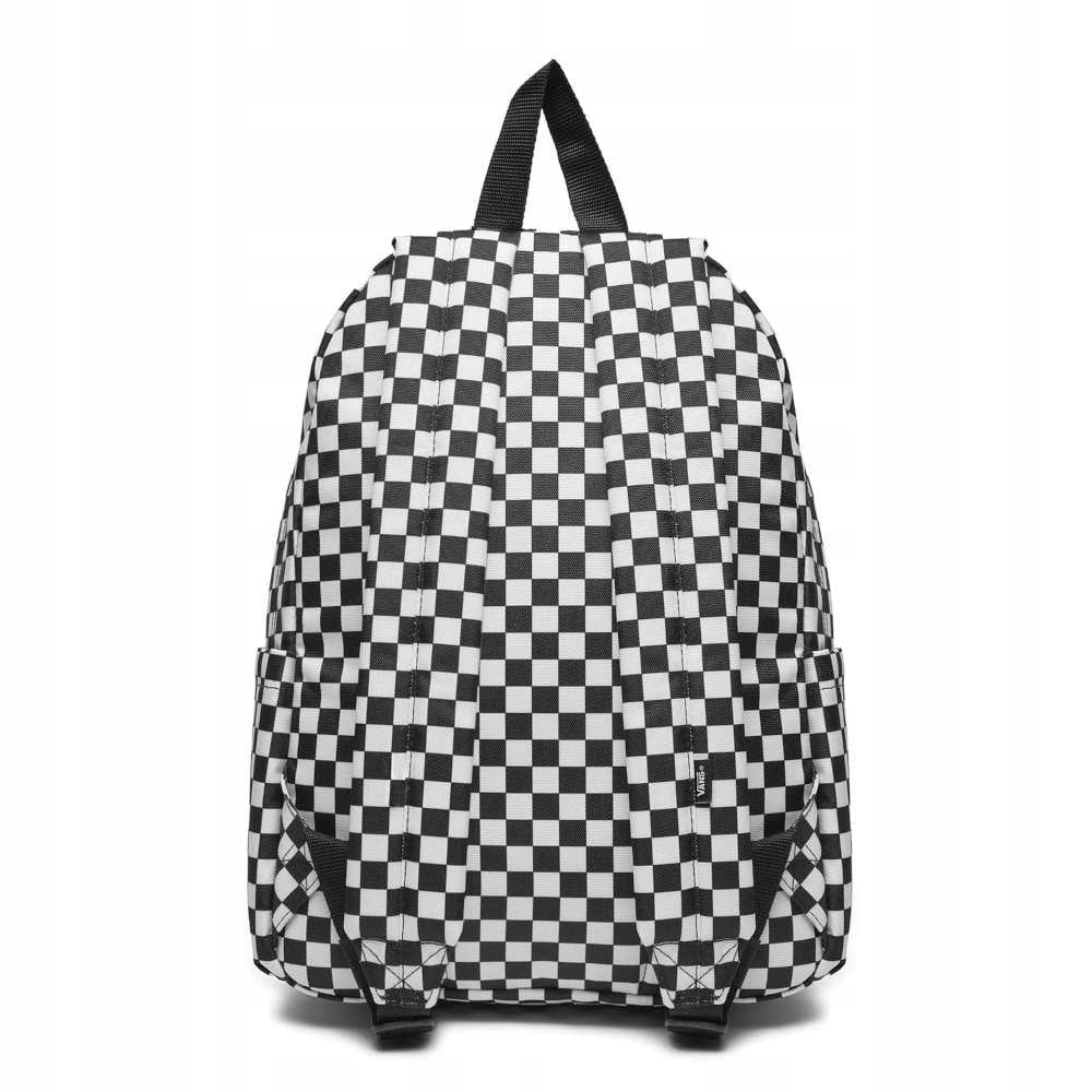 Vans Old Skool Grom Check Backpack Black White School VN000J3KY28 Packaging status original