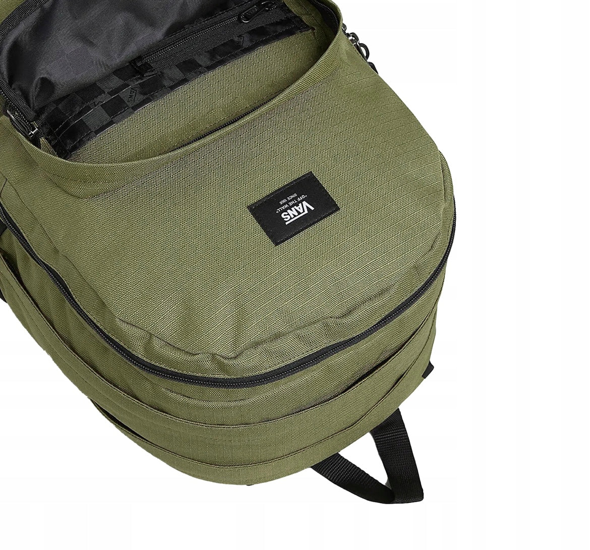 Vans sports backpack green school large XL khaki Manufacturer code VN000HRHCUQ1. OS