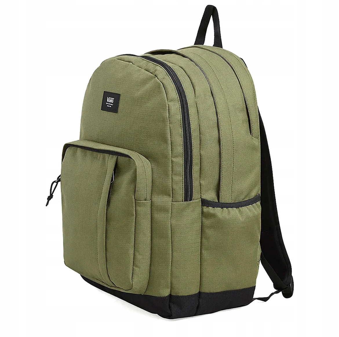 Vans sports backpack green school large XL khaki