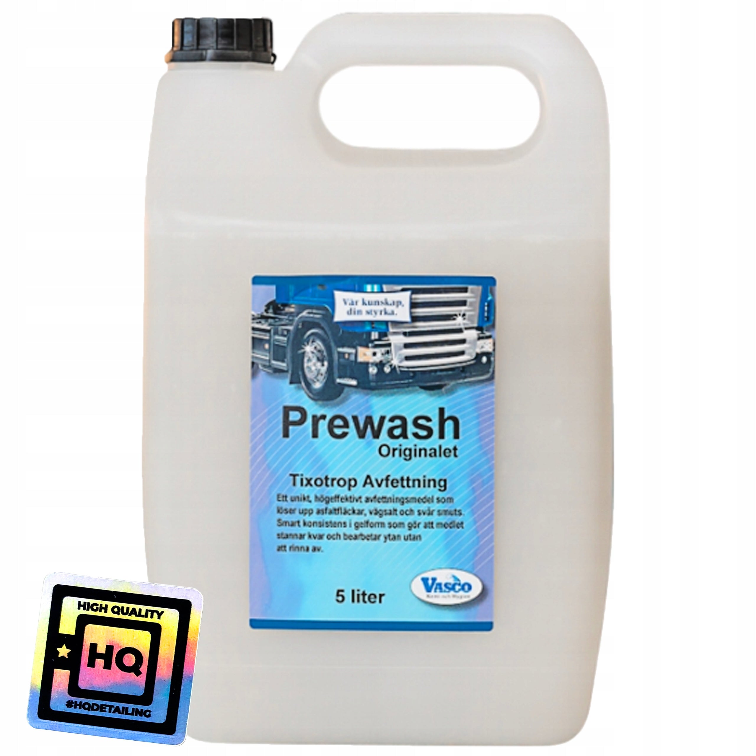Vasco Prewash Thixotrope 5L Packaging capacity 5000 ml