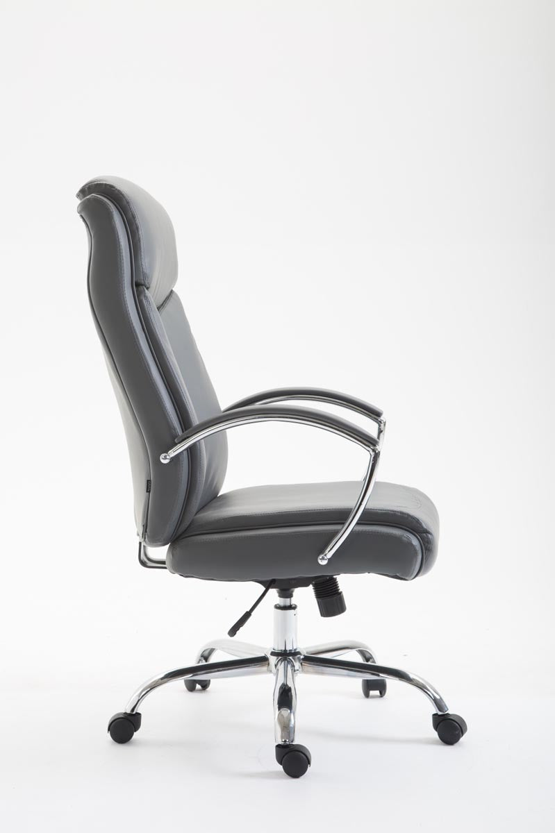 Vaud Artificial Leather Office Chair, Grey Brand Dekkor