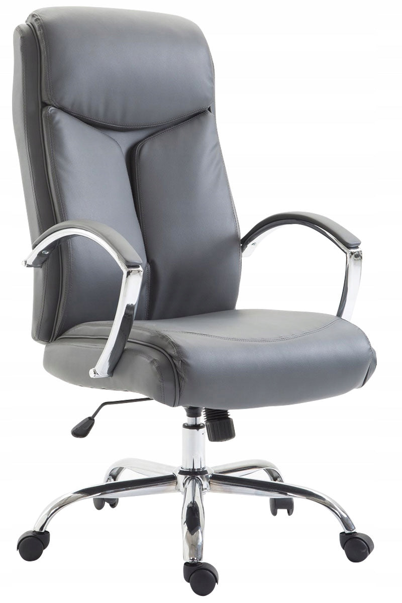 Vaud Artificial Leather Office Chair, Grey
