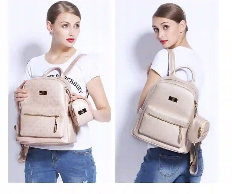 Vbiger City Backpack Elegant Leather PREMIUM Packaging status original