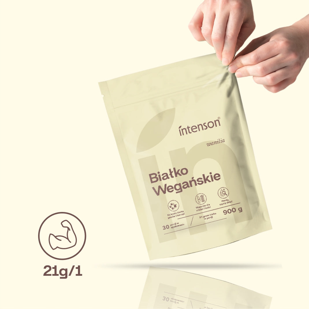 Vegan Protein Intenson VEGETABLE PROTEIN 900 g + Creatine DOSE 6000mg 255g Manufacturer code 5907447649142