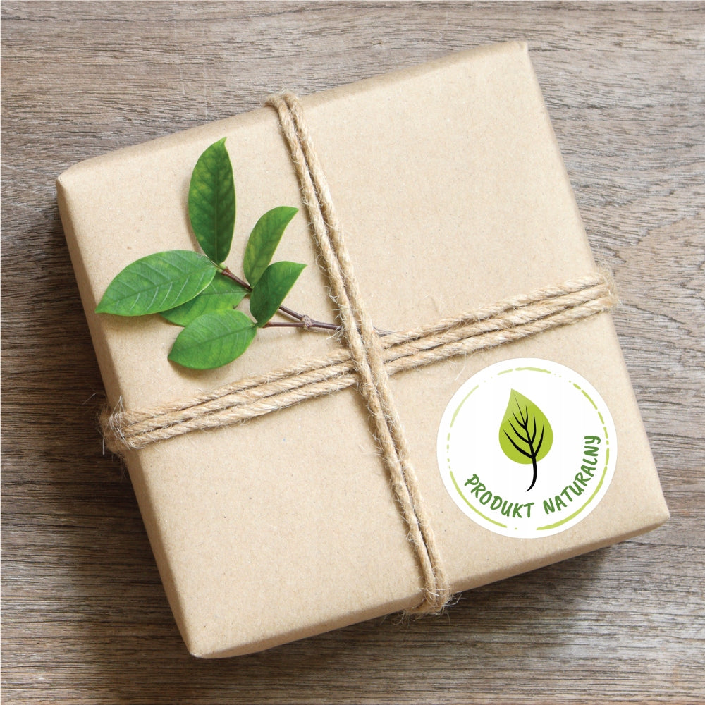 Vegan Sticker Labels NATURAL PRODUCT 52 pcs Brand NTI