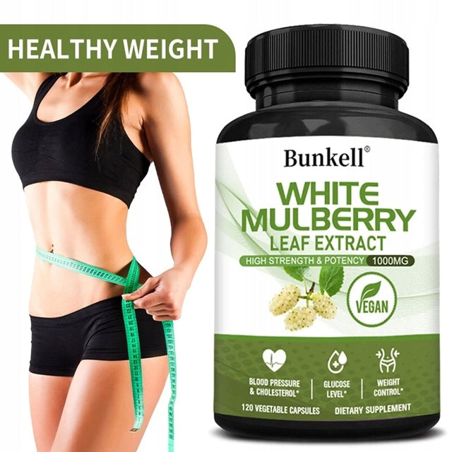 Vegan capsules with white mulberry extract – support for normal pressures Packaging status original