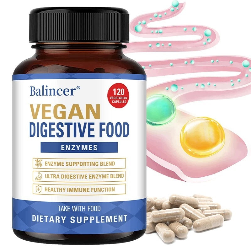 Vegan digestive enzymes to support healthy immune system function Expiration date at least 1 year from the date of purchase