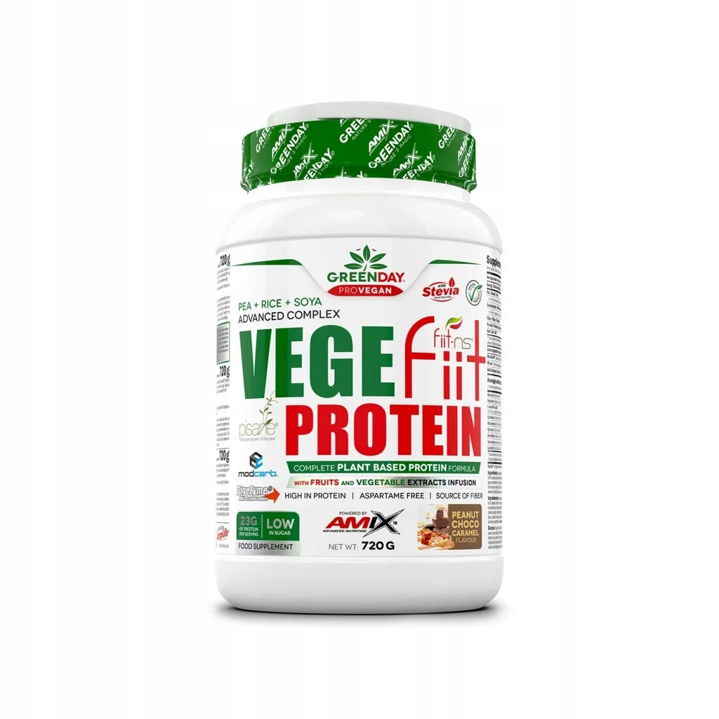 VegeFiit Protein 720g peanut choco caramel