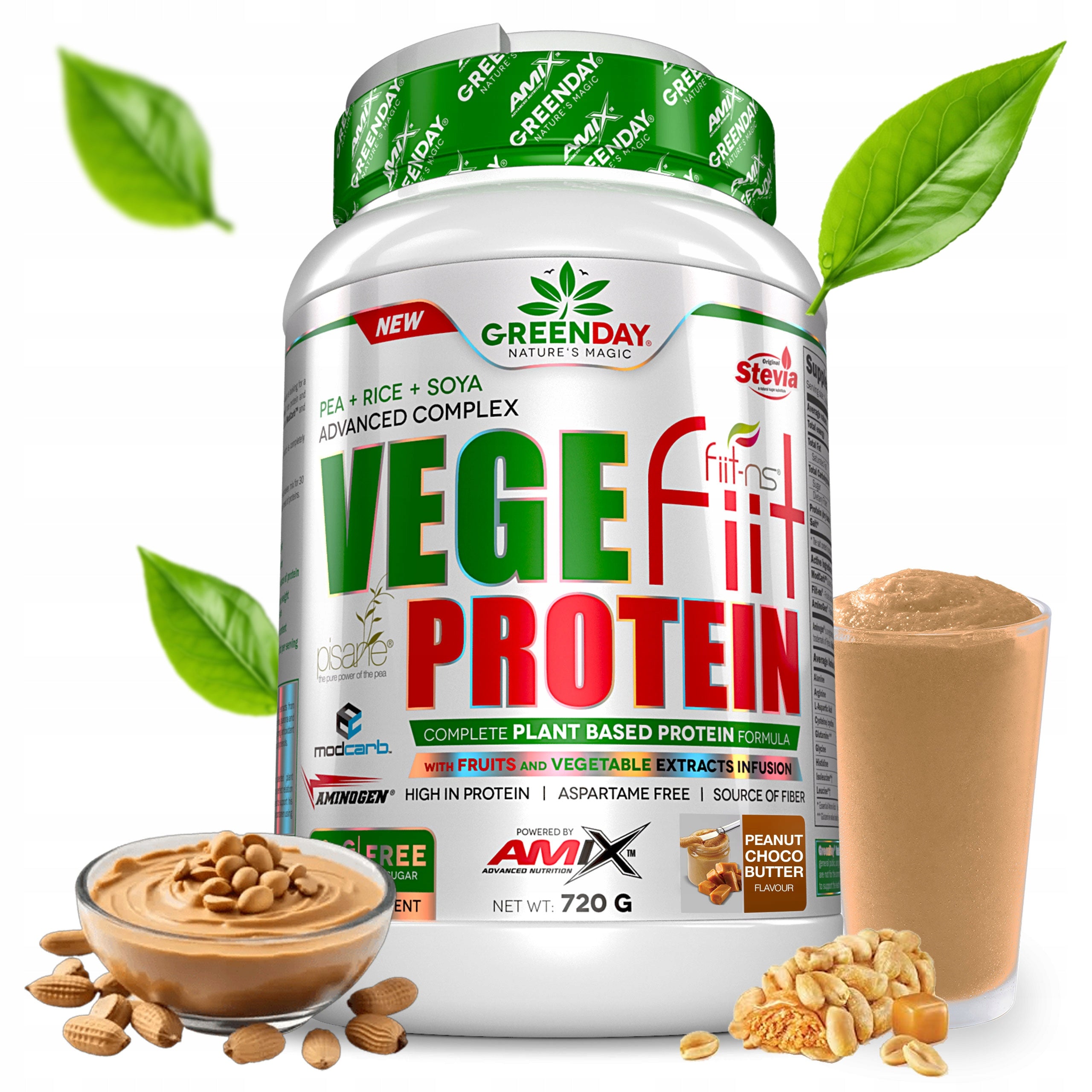 Vegetable Protein Conditioner - Soy Pea Rice Protein Amix Vegan Vege