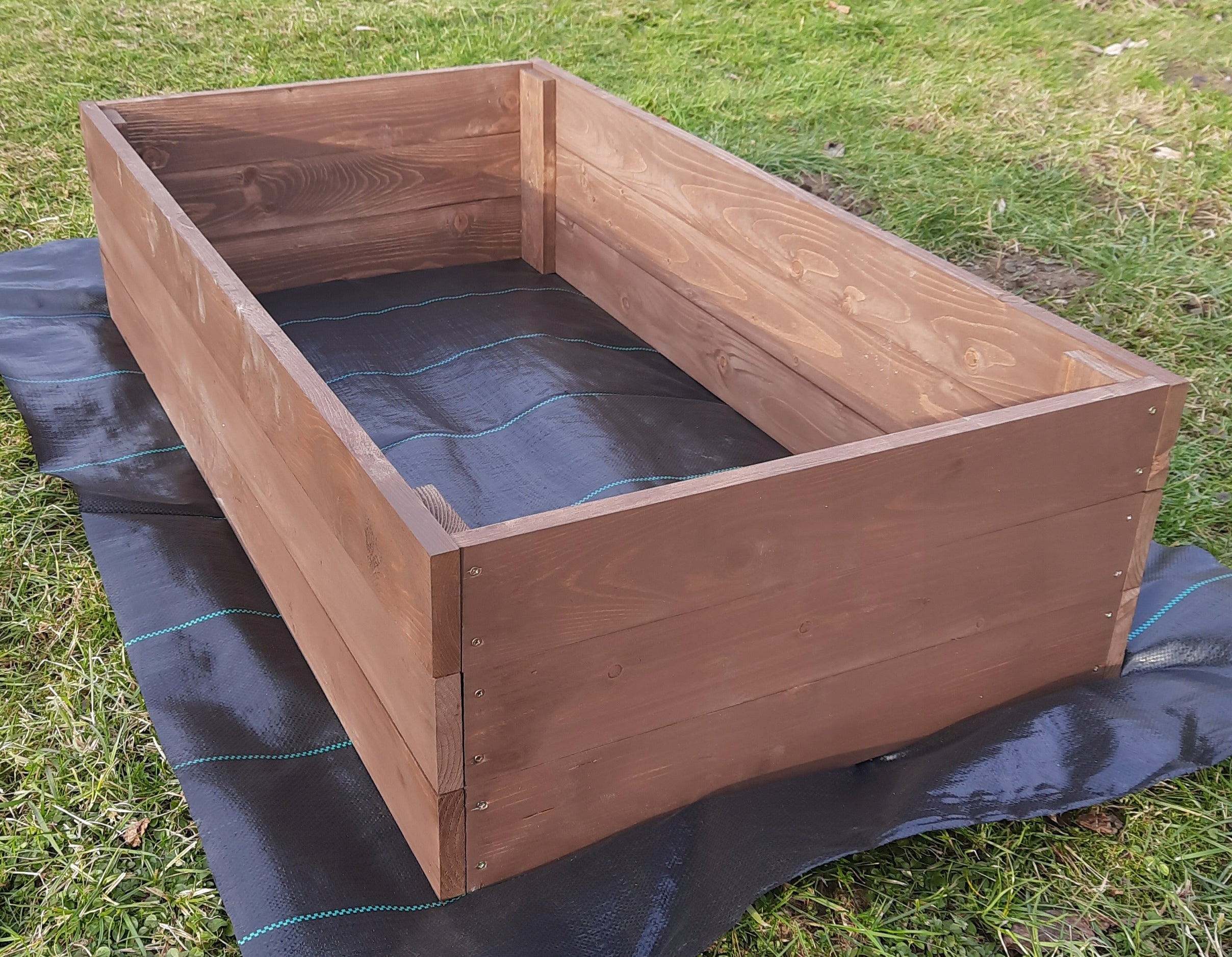 Vegetable box raised beds inspection impregnated 64x120x27cm Brand Sweet fox