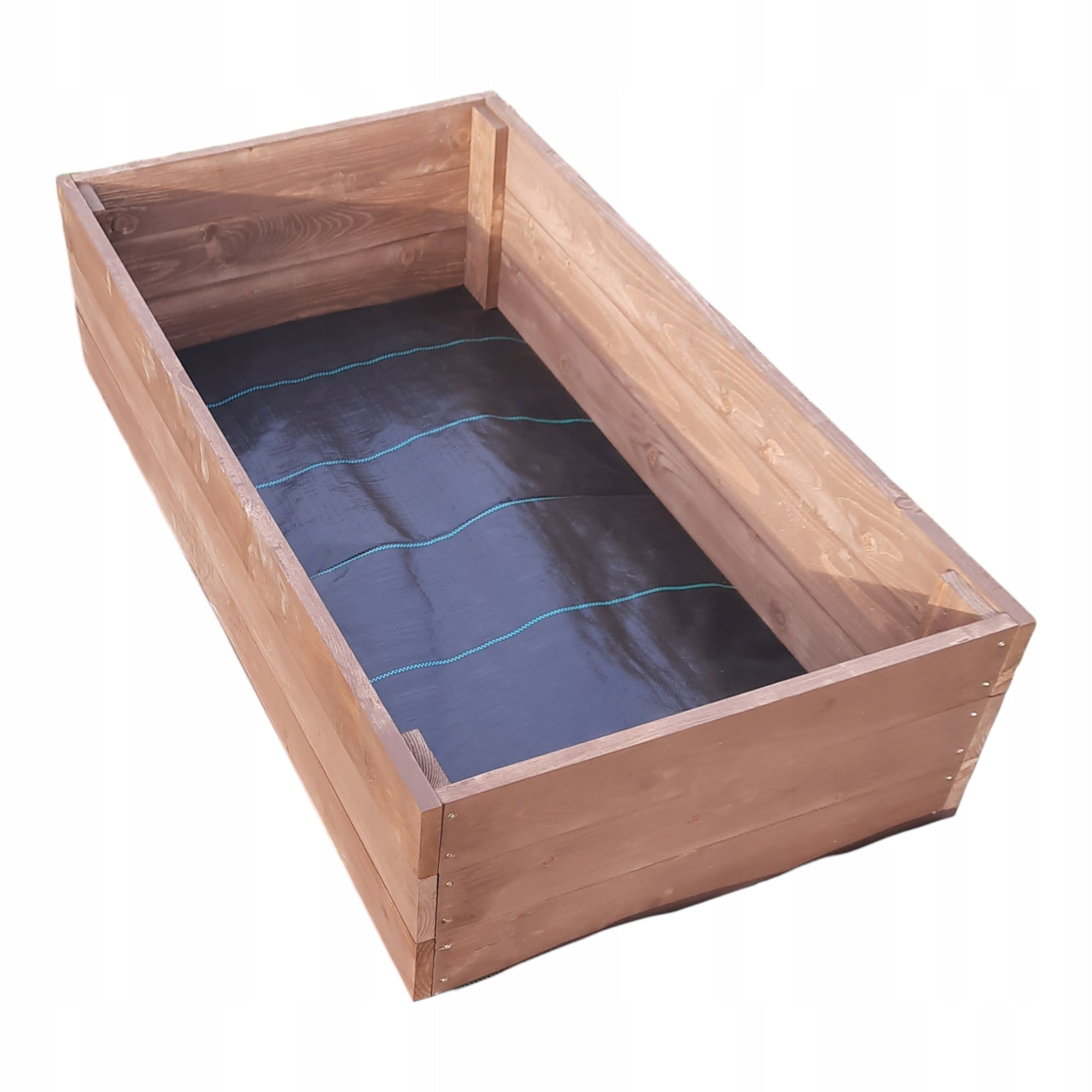 Vegetable box raised beds inspection impregnated 64x120x27cm