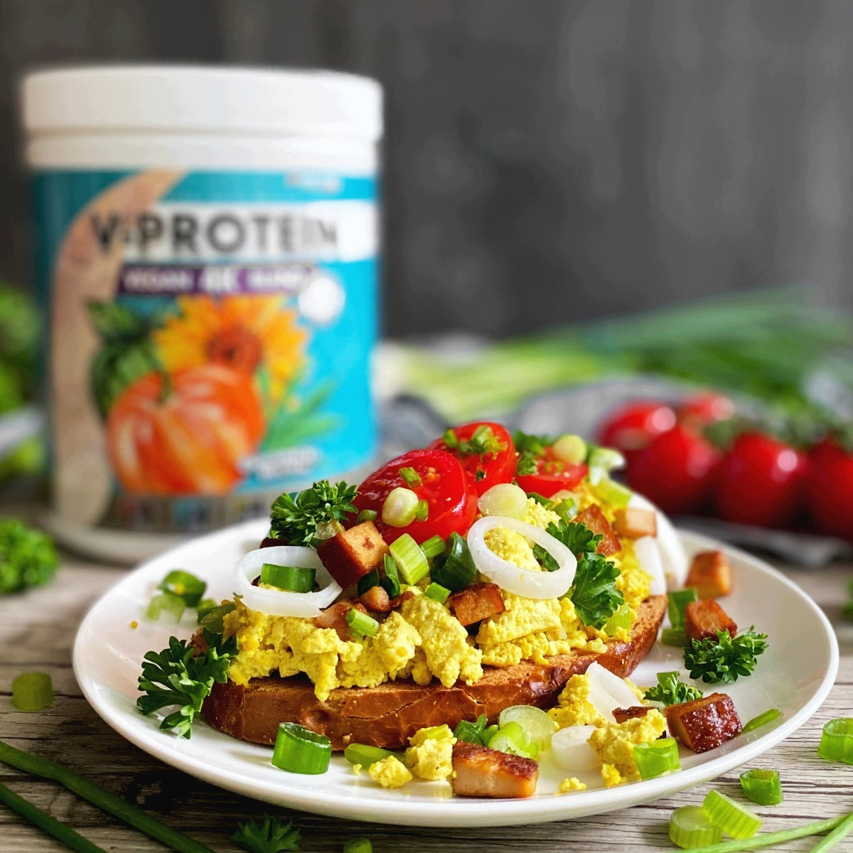 Vegetable protein without taste and sweeteners – 86% proteinProFuel V-Protein 4K 480g Packaging status original