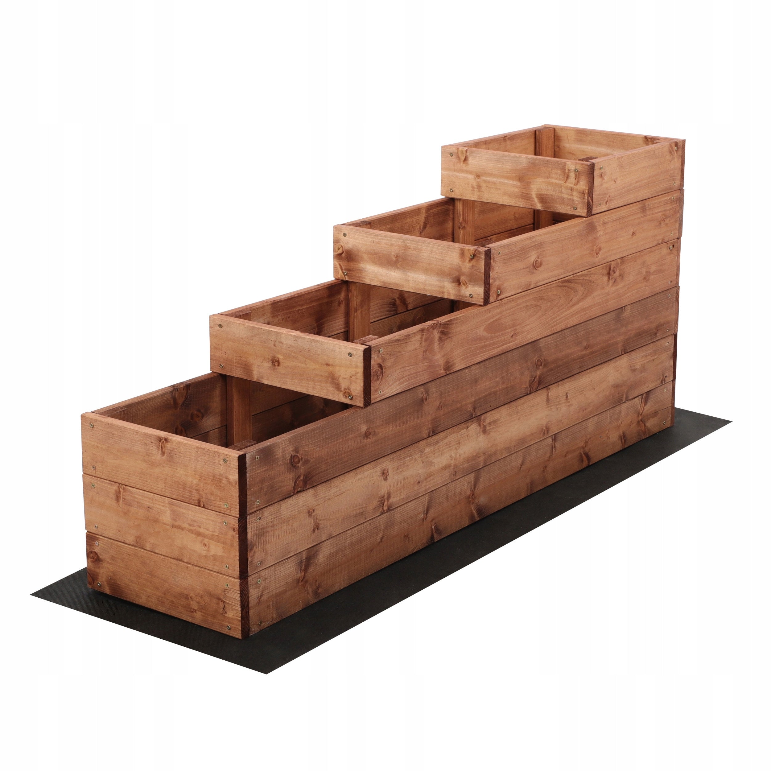 Vegetable wooden box planter cascade bed impregnation 54x30x120 Brand Wamar-Sosenka