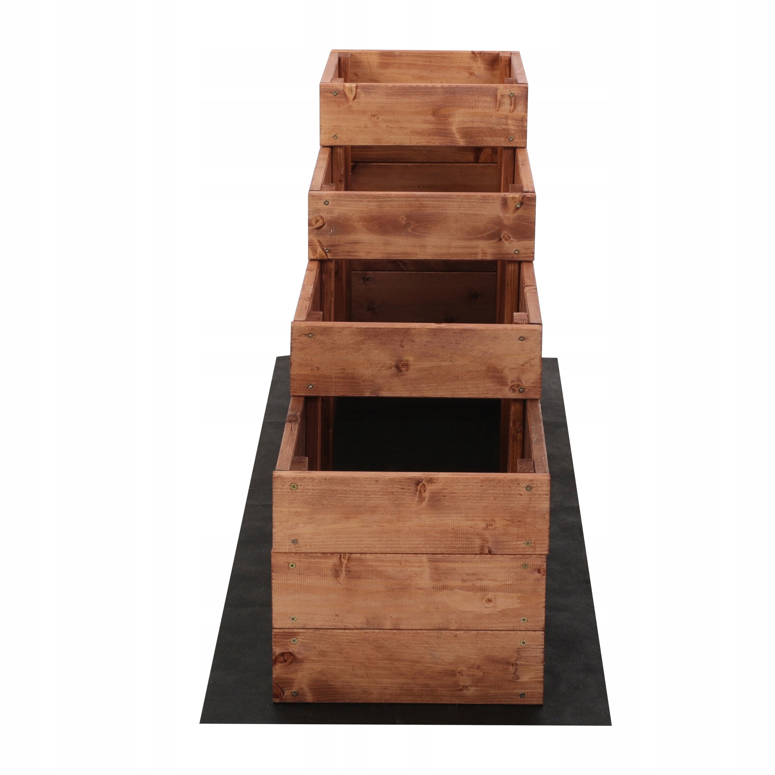 Vegetable wooden box planter cascade bed impregnation 54x30x120 Product weight with unit packaging 10 kg
