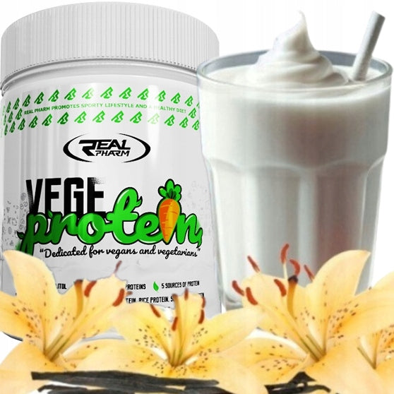 Vegetarian Vegetable Protein Real Pharm Vege Protein 600g VANILLA