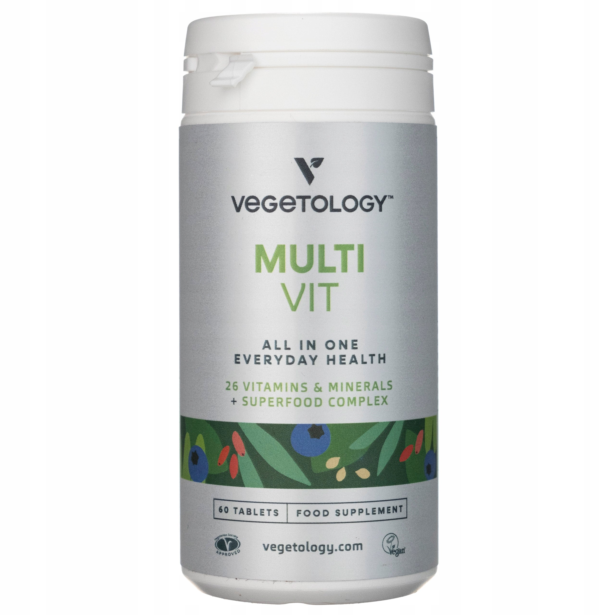 Vegetology MultiVit Multivitamin Vitamins Minerals Resistance 60 tablets