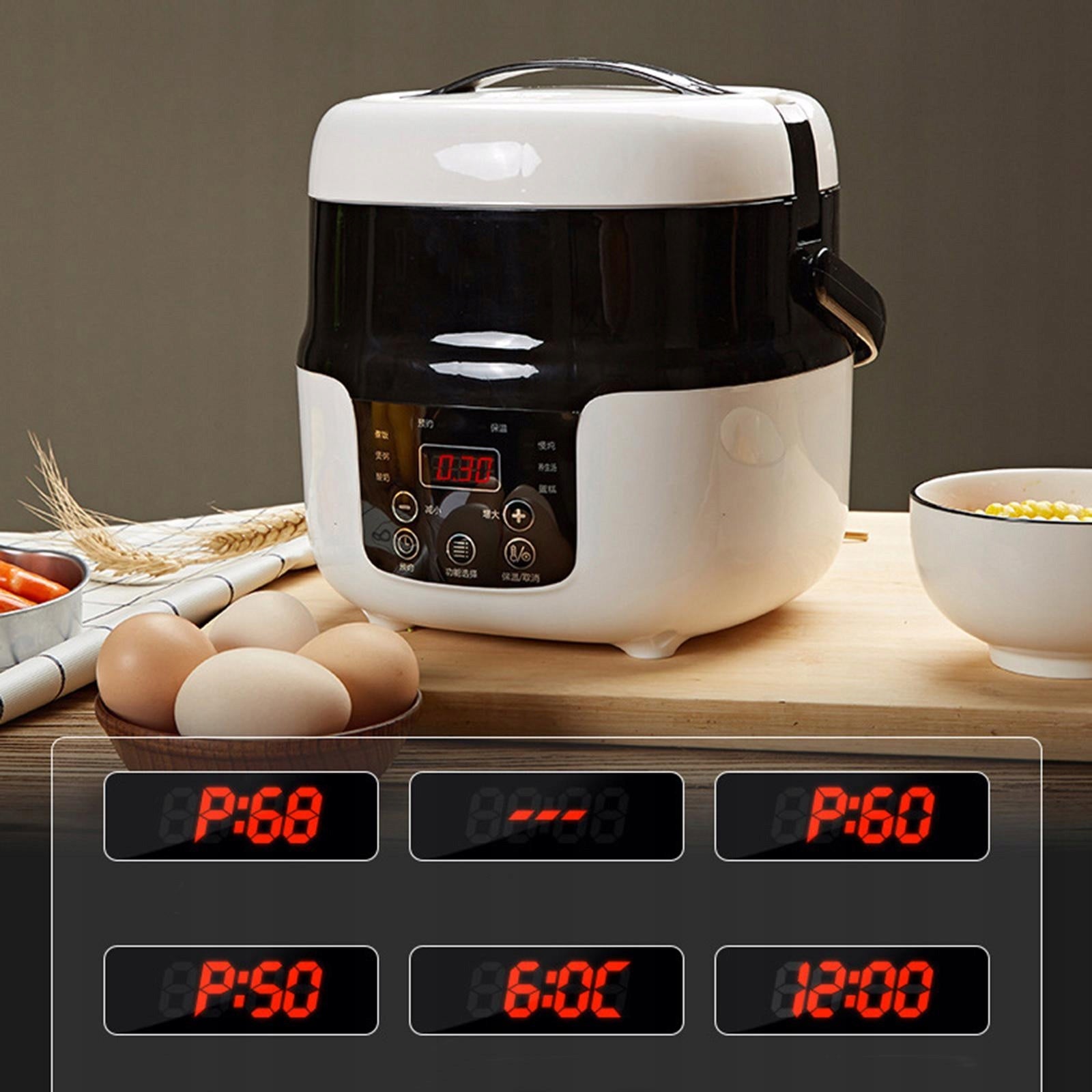 Vehicle 2L Mini Travel Rice Cooker 7.8x7.8inch Fast Heating Meal 24V 180w Brand no brand