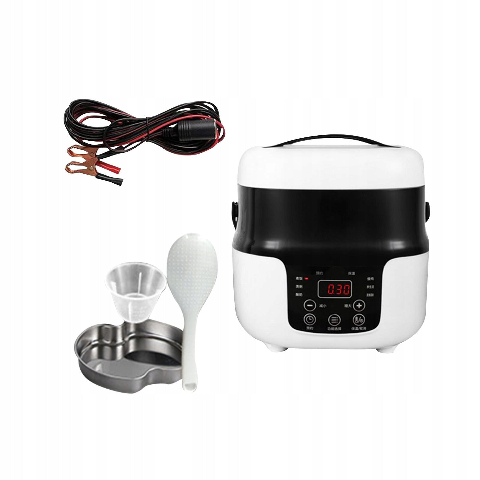 Vehicle 2L Mini Travel Rice Cooker 7.8x7.8inch Fast Heating Meal 24V 180w