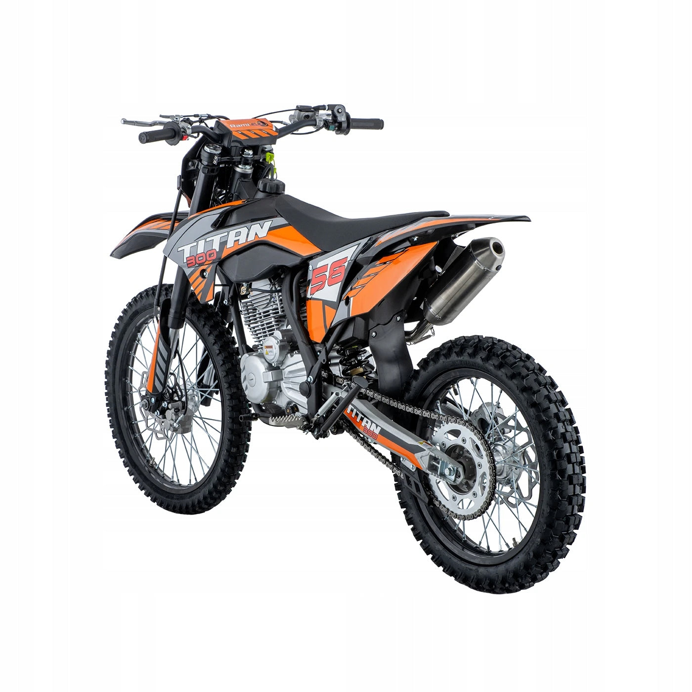 Vehicle Motor Combustion TITAN 300cc Orange Brand Ramiz