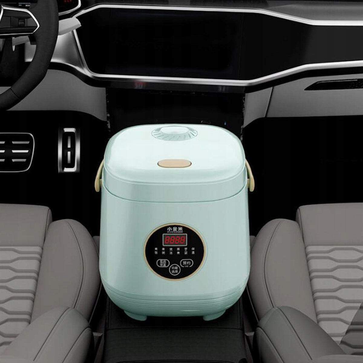 Vehicle Rice Cooker Easy to Clean Multifunctional Mini Sealed 24V Packaging status original