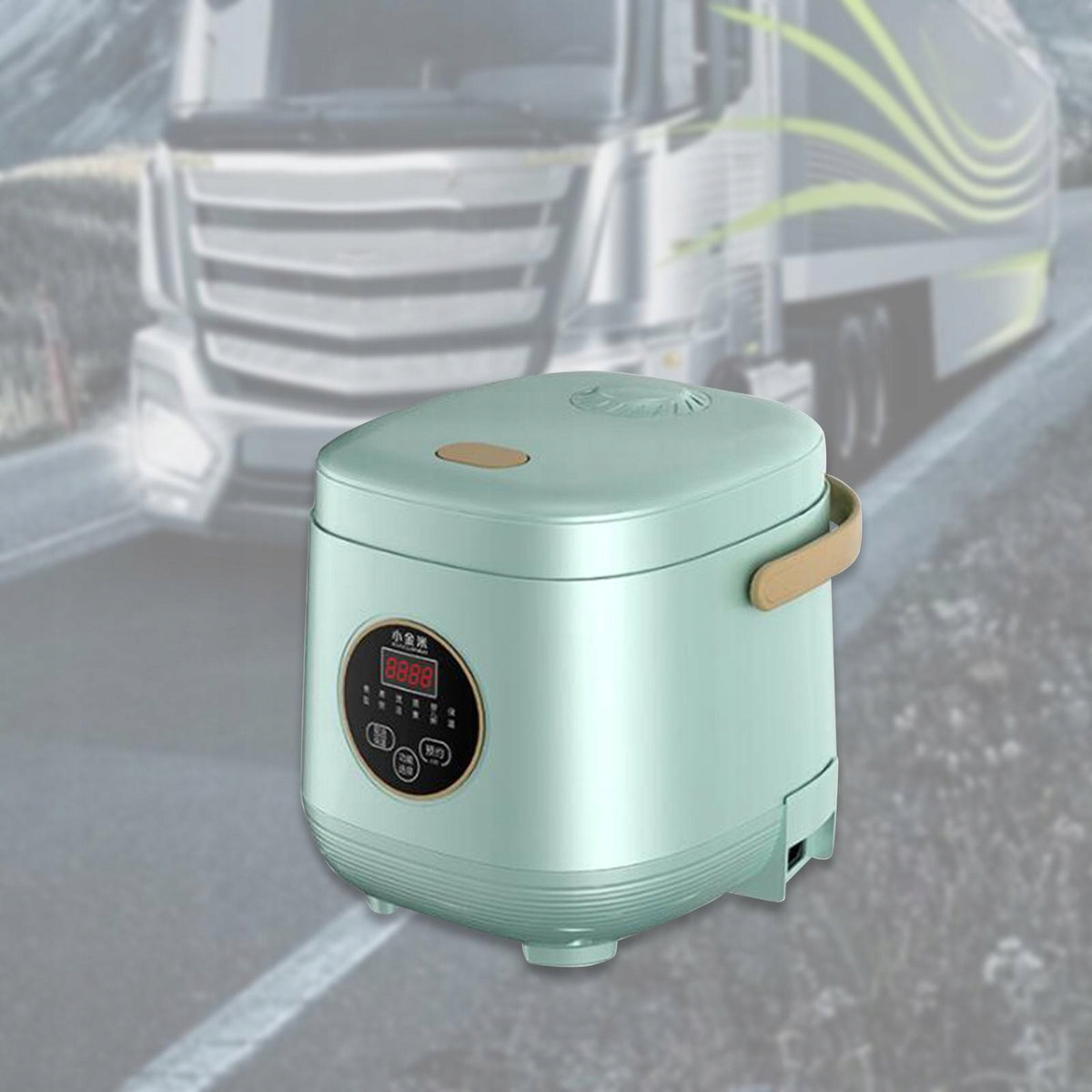 Vehicle Rice Cooker Easy to Clean Multifunctional Mini Sealed 24V