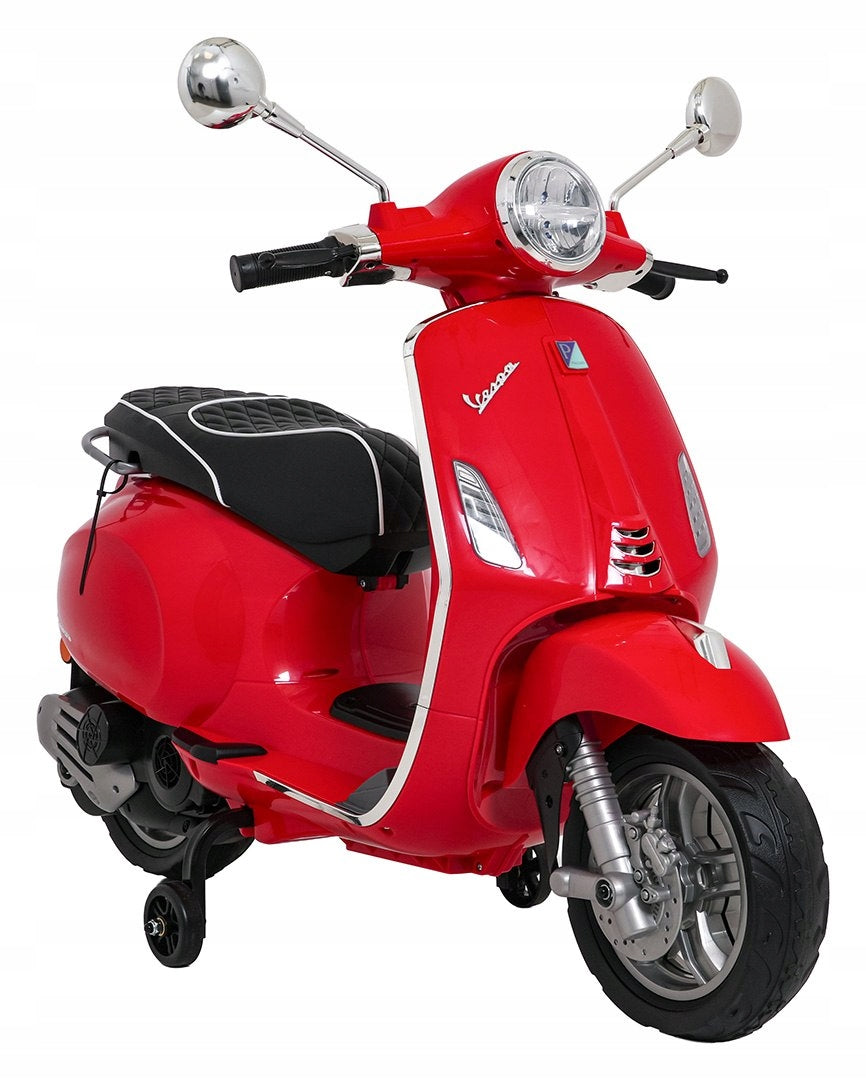 Vehicle Scooter Vespa ROMA Red Brand Ramiz
