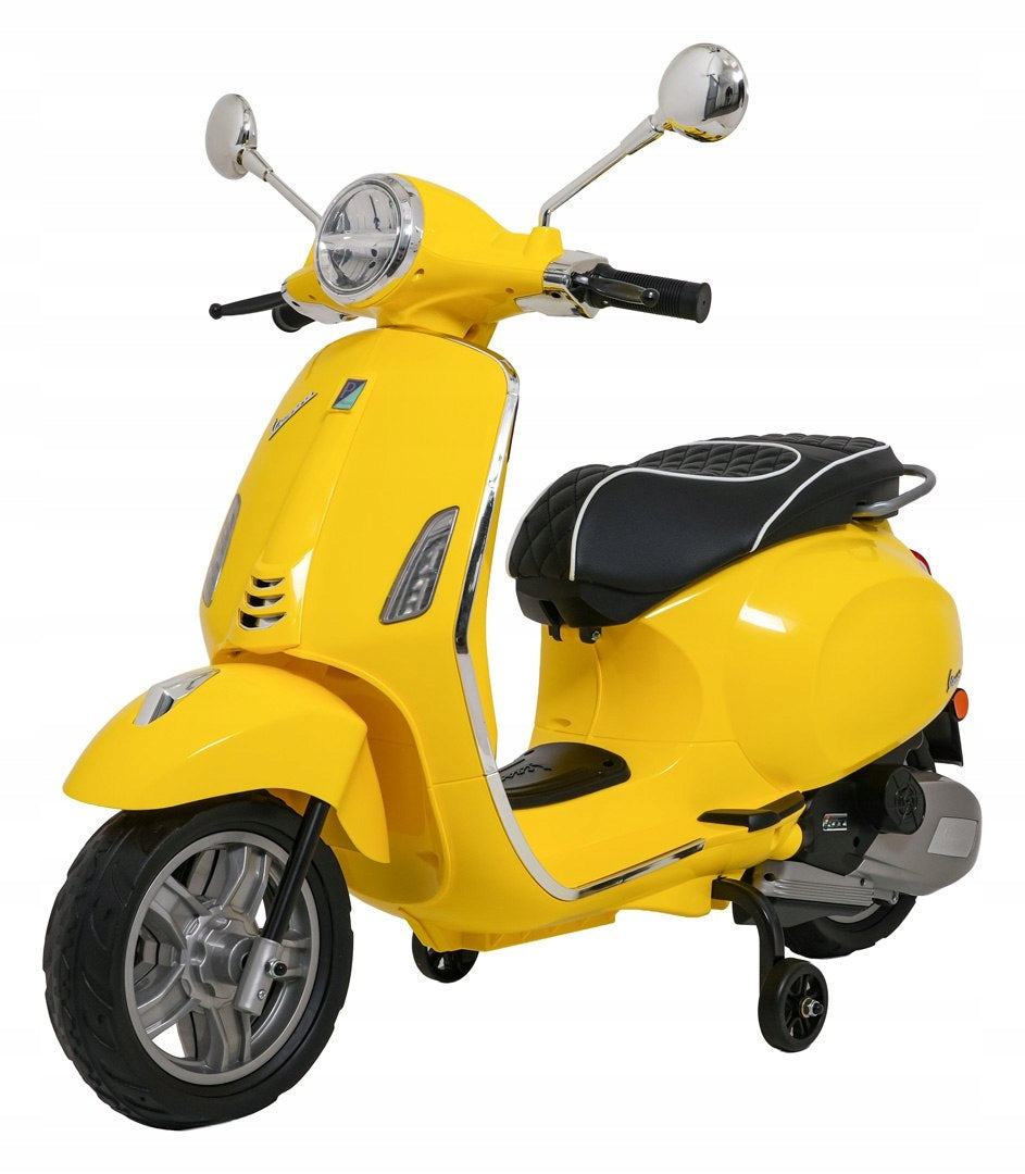 Vehicle Scooter Vespa ROMA Yellow Brand Ramiz