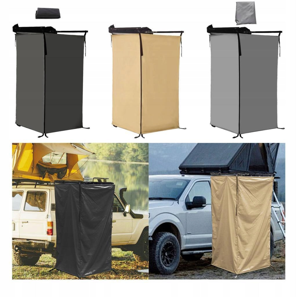 Vehicle Side Shower Tent Bathroom Overland Portable Toilet Stall Black Manufacturer code 12266073088