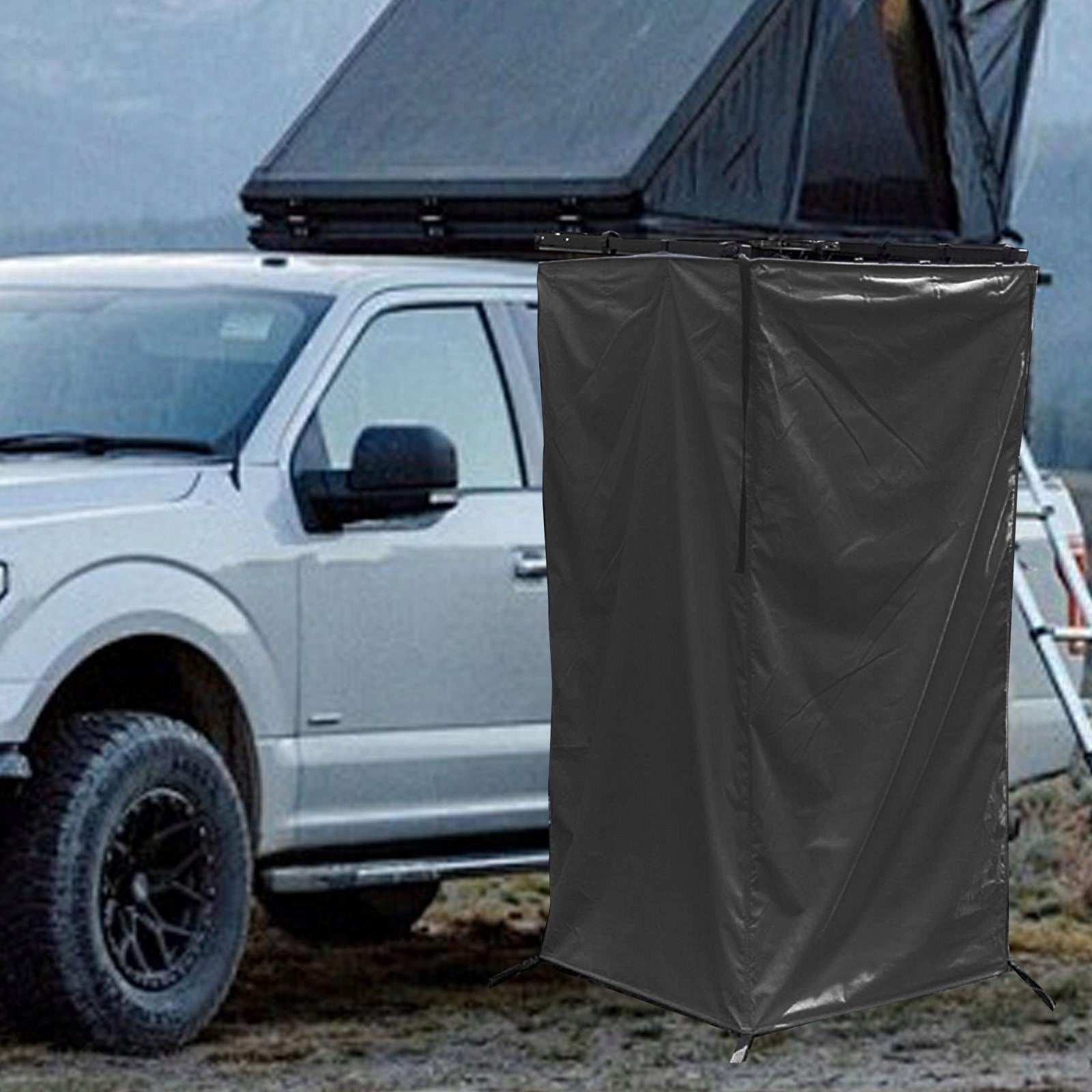 Vehicle Side Shower Tent Outdoor Changing Dressing Room Privacy Black Waterproofness less than 1500 mm