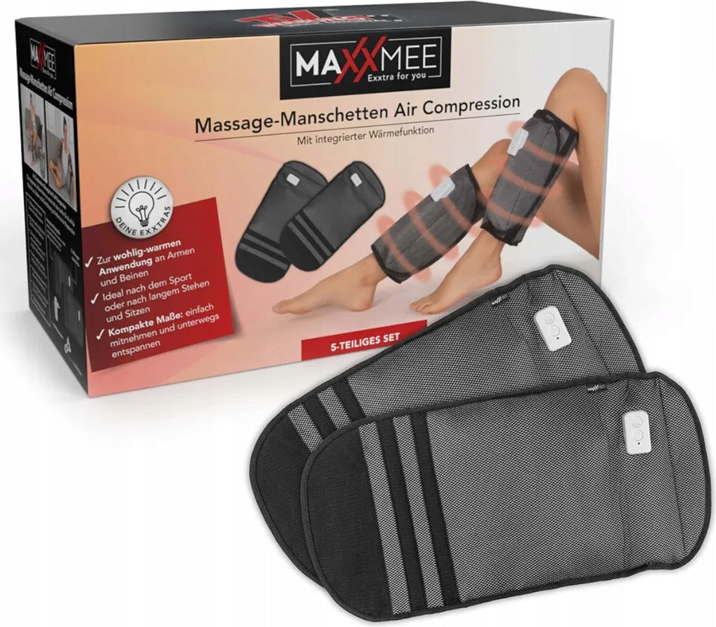 Vein massager with heating function and air compression MAXXMEE