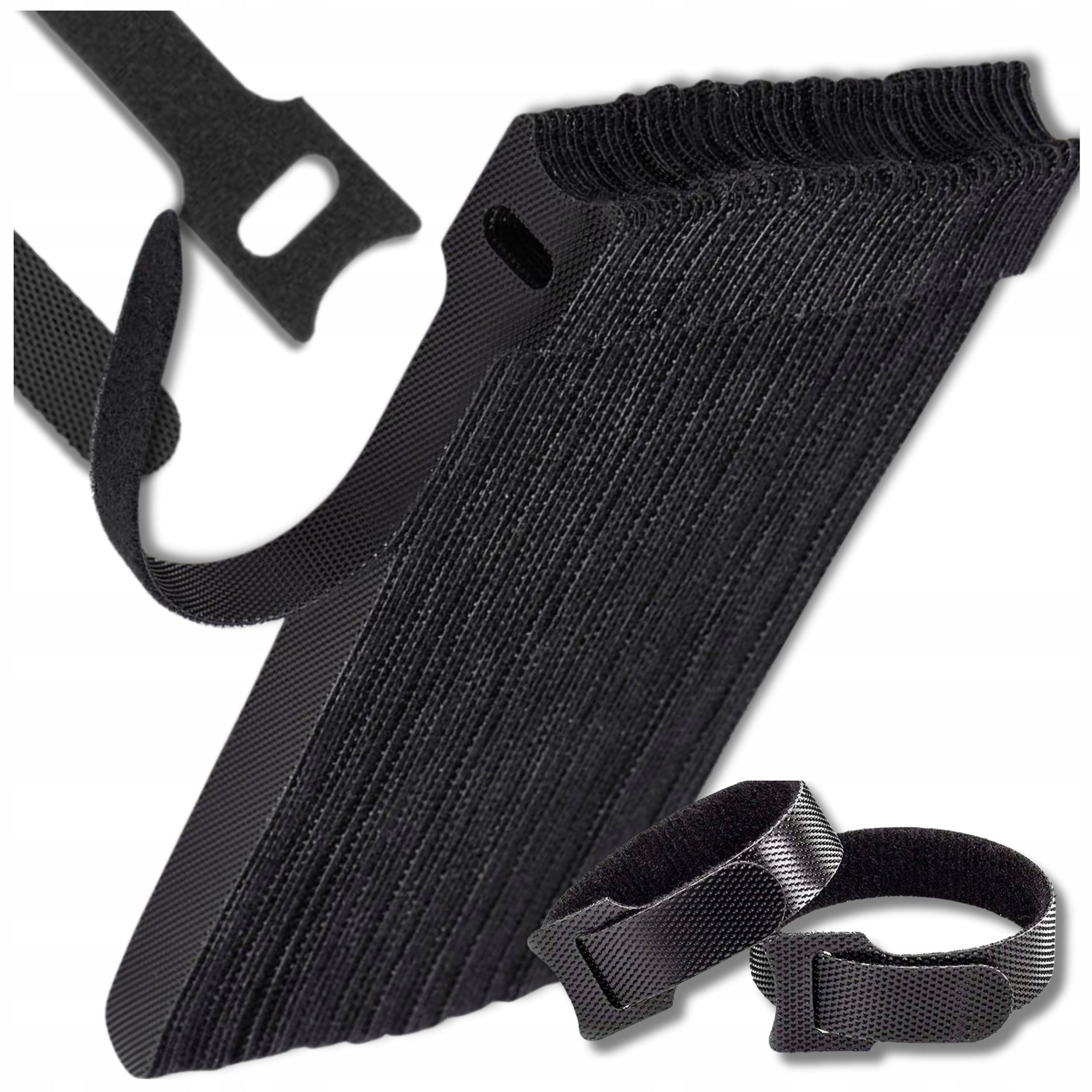 Velcro Band For Cable Masking Cover Black Tape 100pcs Brand no brand