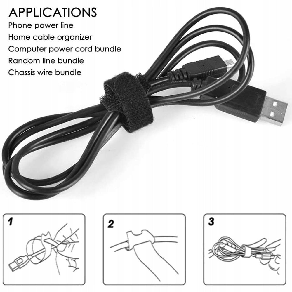 Velcro Bands for Cables 150x12mm Colorful 10 pieces Techly EAN (GTIN) 8051128109528