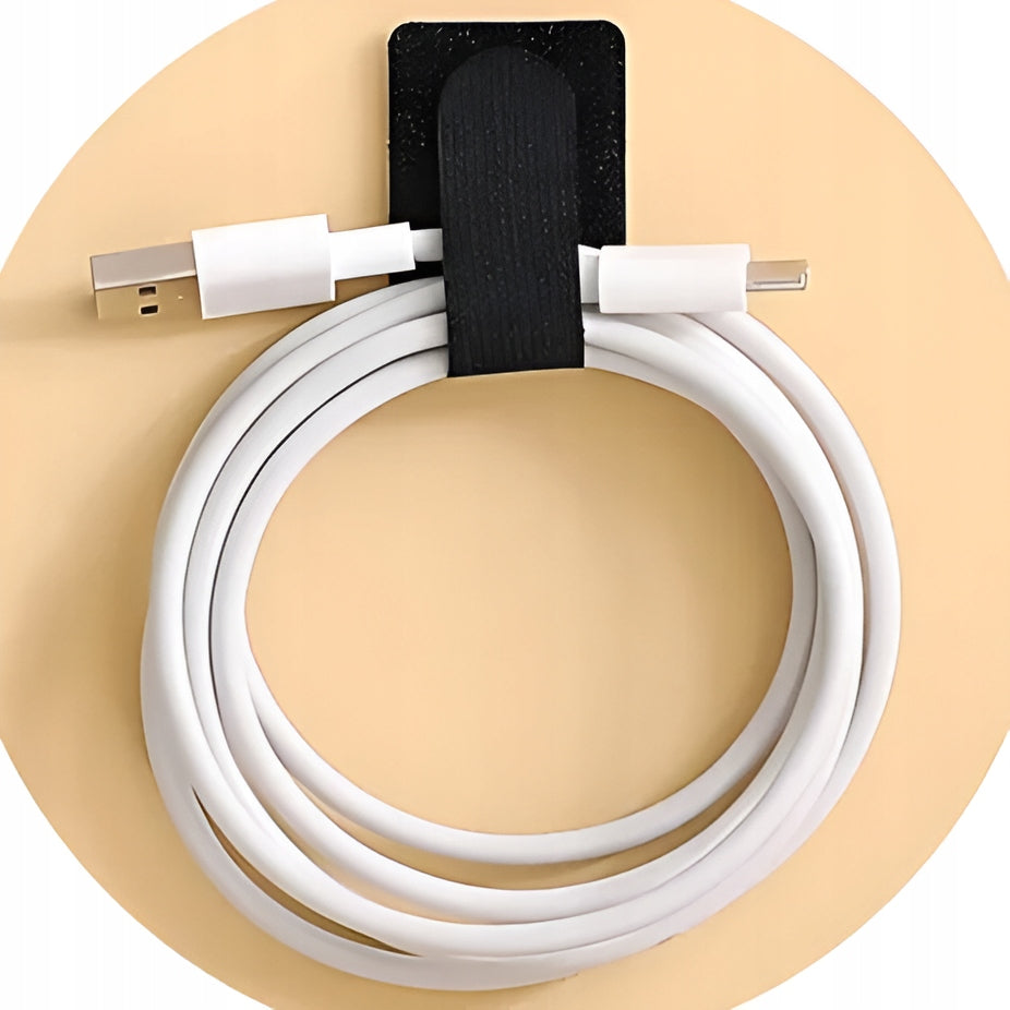 Velcro Tape Cable Organizer Band Bands Black Set of 50 Brand ELECTRONICA 4U