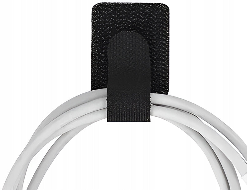 Velcro Tape Cable Organizer Band Bands Black Set of 50 Packaging status original