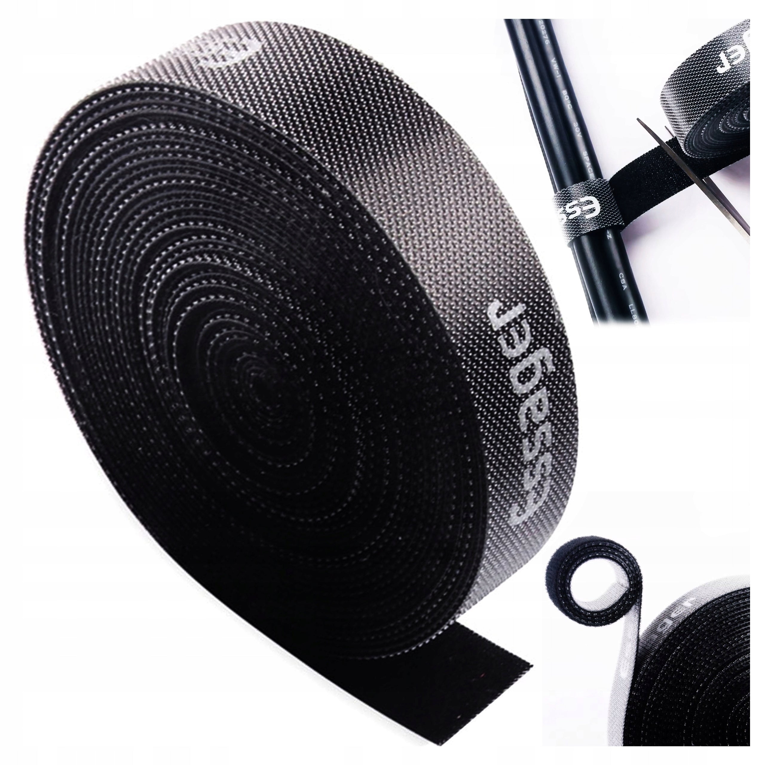 Velcro Tape Strong Long Cable Organizer 1M Band Adjustable Velcro Cables