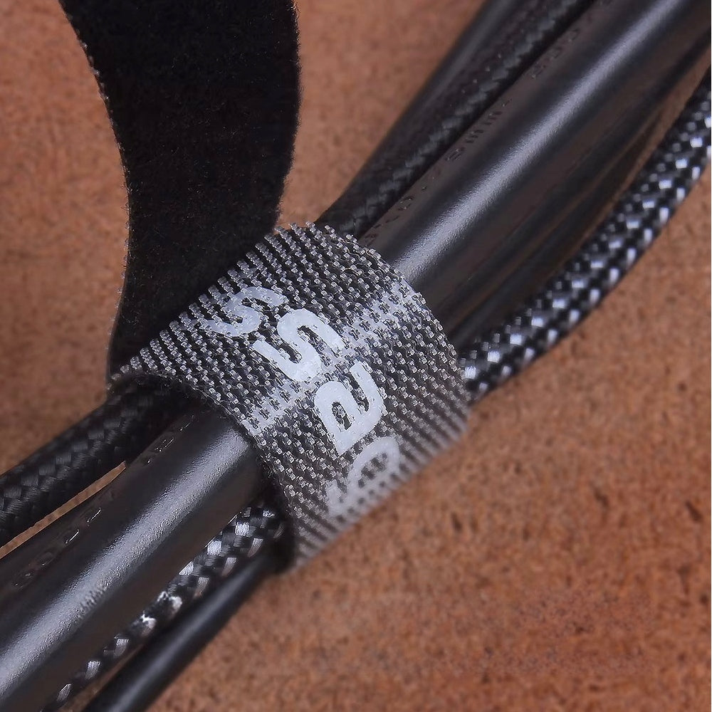 Velcro Tape Strong Long Cable Organizer 3M Band Adjustable Velcro Cables Color black