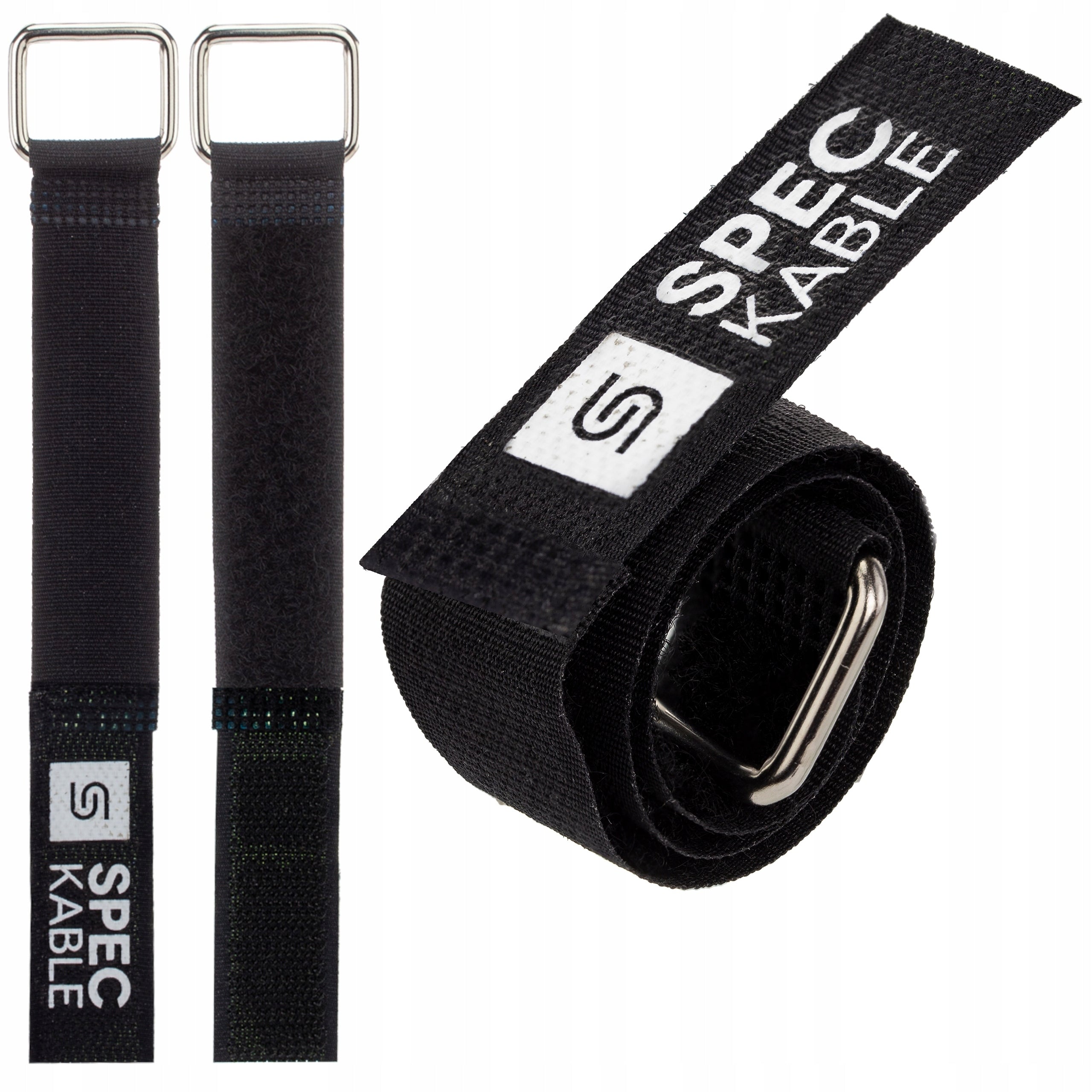 Velcro band cable organizer black 10cm Brand SK